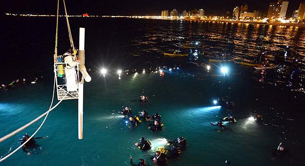 Vía Crucis Submarino en Puerto Madryn