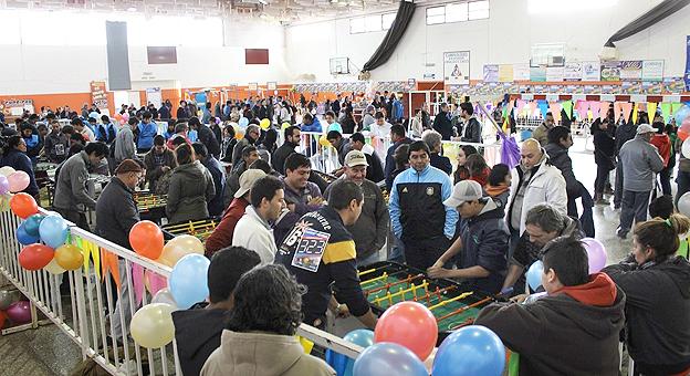 El polideportivo Arnaldo Ciacci colmado de participantes