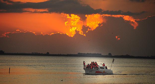Maravillosa postal del atardecer en Miramar