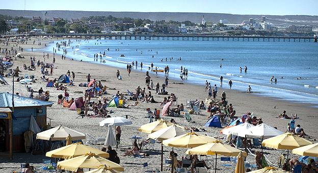Playa de puerto Madryn
