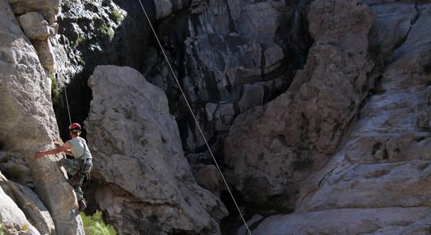 Escaladas un deporte que se practica en la zona