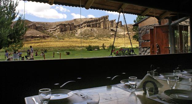 Vista desde el restaurant de los Castillos de Pincheira